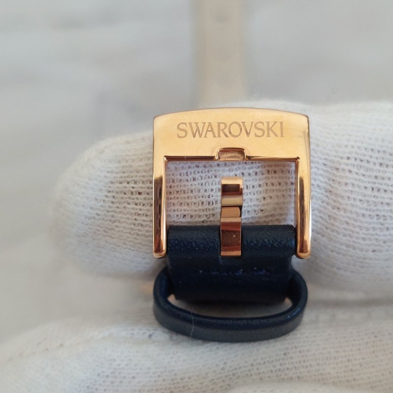 Swarovski 施華洛世奇 Crystalline Aura 璀璨光環時尚腕錶玫瑰金x藍（石英錶）~二手-38