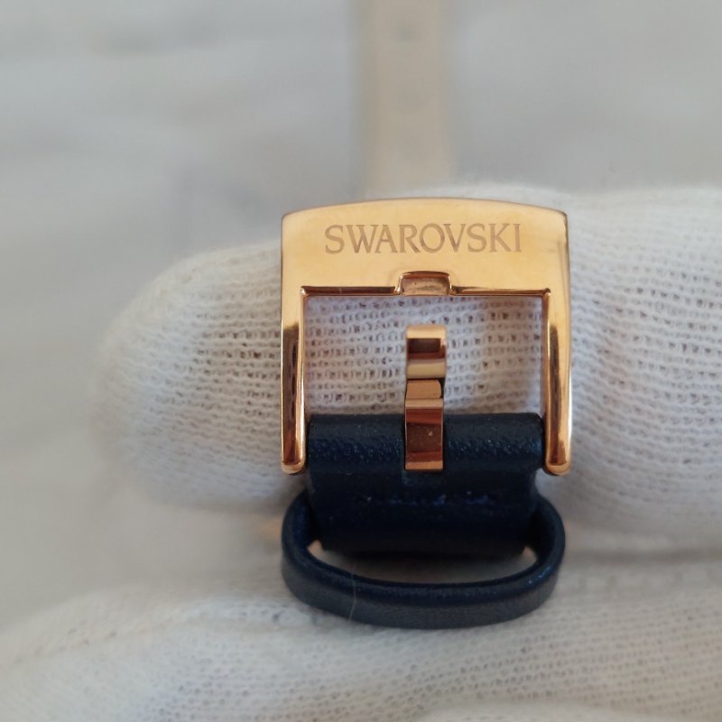 Swarovski 施華洛世奇 Crystalline Aura 璀璨光環時尚腕錶玫瑰金x藍（石英錶）~二手-47