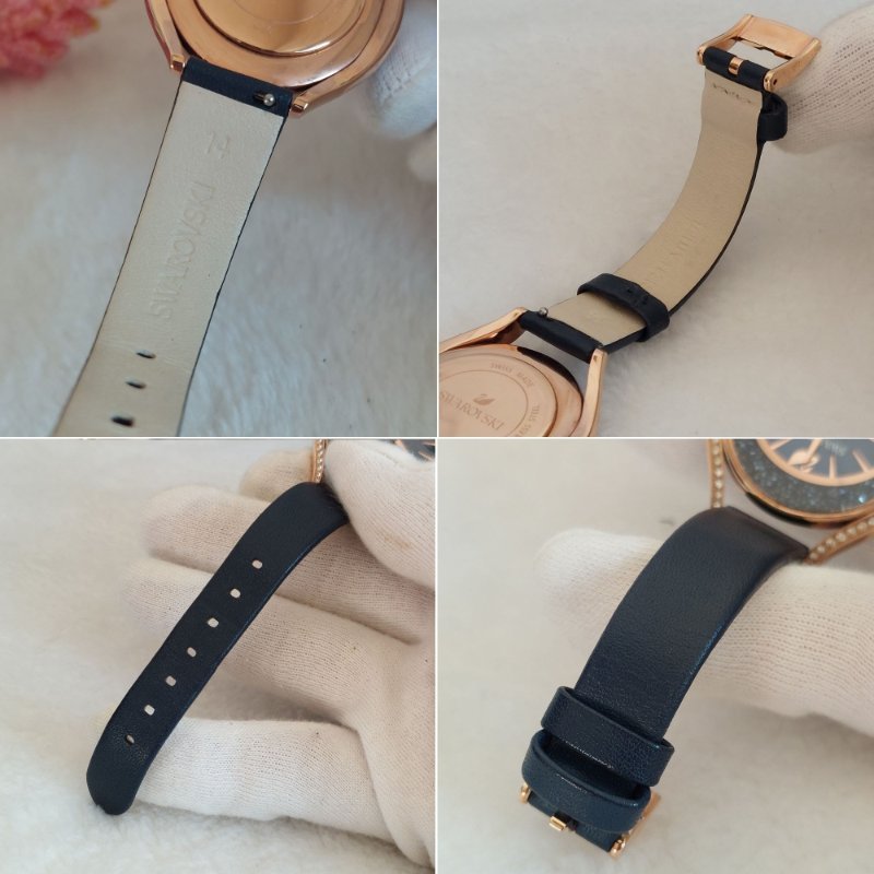 Swarovski 施華洛世奇 Crystalline Aura 璀璨光環時尚腕錶玫瑰金x藍（石英錶）~二手-72