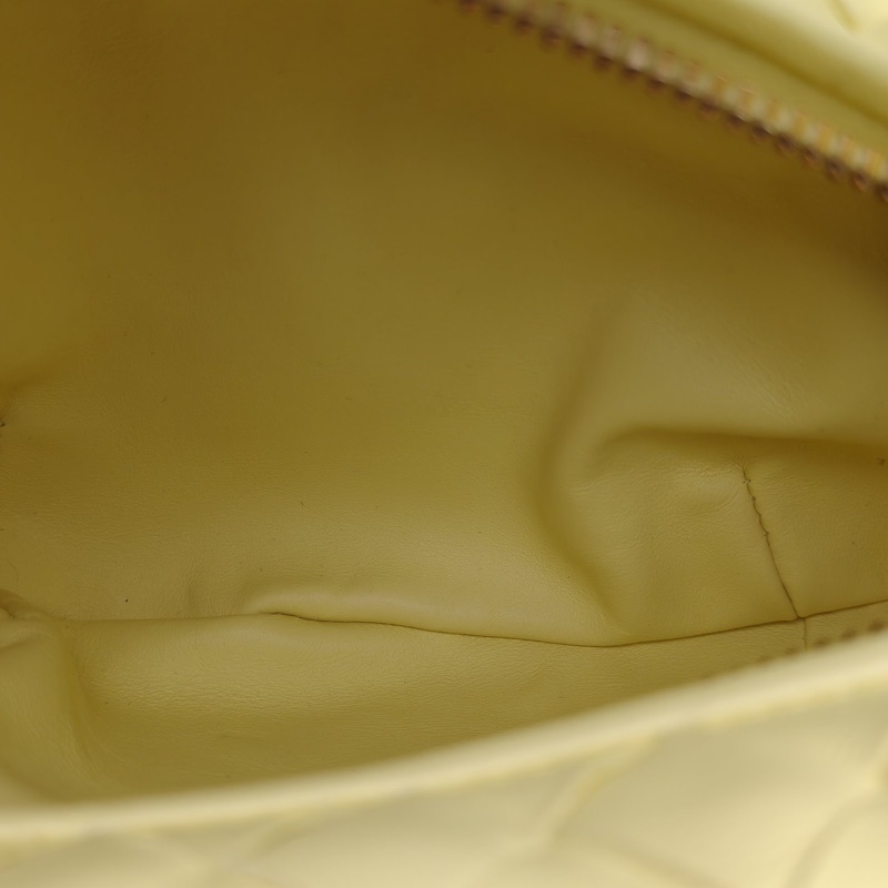 BOTTEGA VENETA JodieMini28手提黃色羊皮肩背包-4