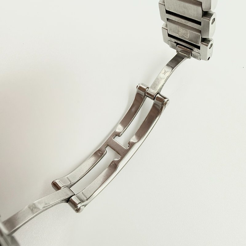 CARTIER - 方形鋼帶Tank Française石英錶 ╻小號-10