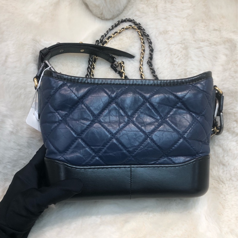 Chanel 流浪藍黑拼色 XC259-1