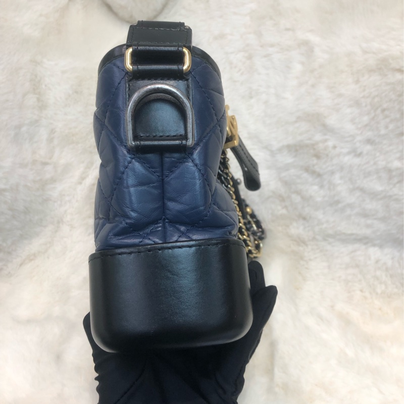 Chanel 流浪藍黑拼色 XC259-2