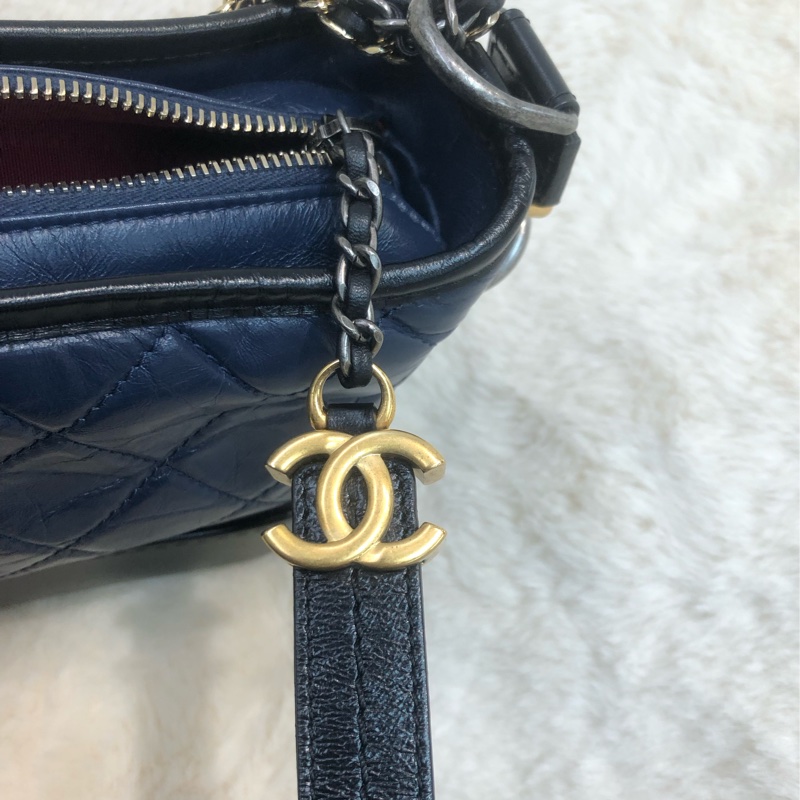 Chanel 流浪藍黑拼色 XC259-6