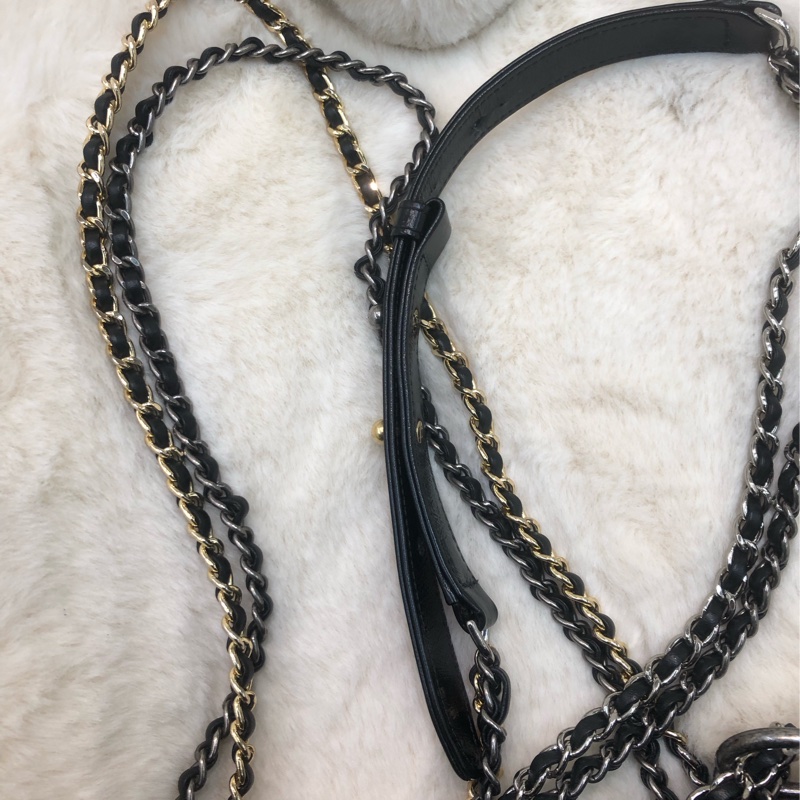 Chanel 流浪藍黑拼色 XC259-7