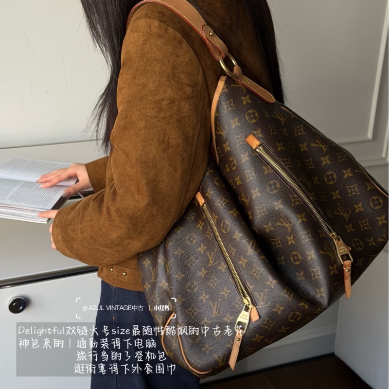 LV M40354 Delightful GM大款肩背托特包-20