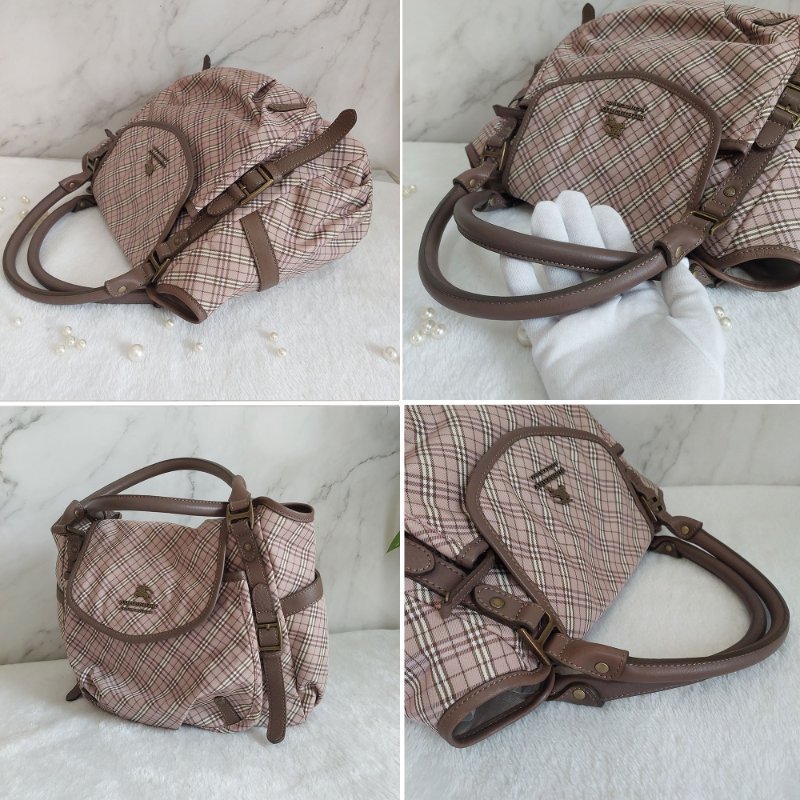 BURBERRY 博柏利 藍標 雙提把/手提/單肩背包~二手-17