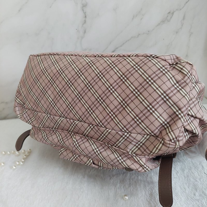 BURBERRY 博柏利 藍標 雙提把/手提/單肩背包~二手-24