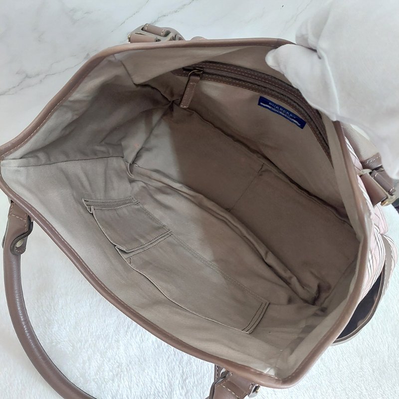 BURBERRY 博柏利 藍標 雙提把/手提/單肩背包~二手-27