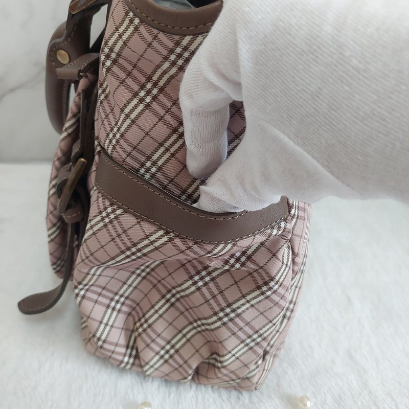 BURBERRY 博柏利 藍標 雙提把/手提/單肩背包~二手-35