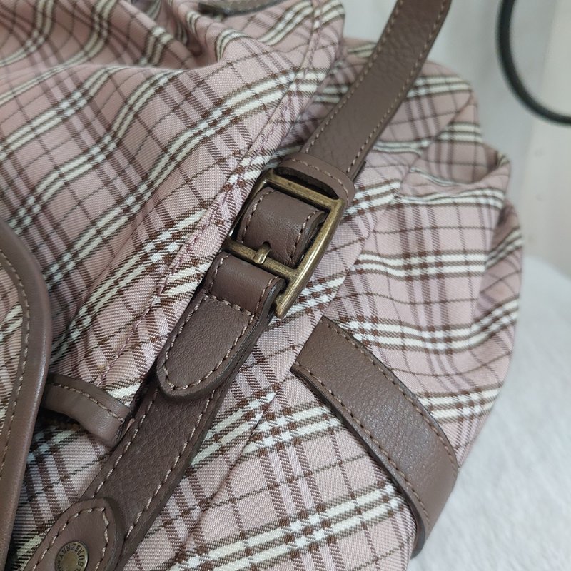 BURBERRY 博柏利 藍標 雙提把/手提/單肩背包~二手-40