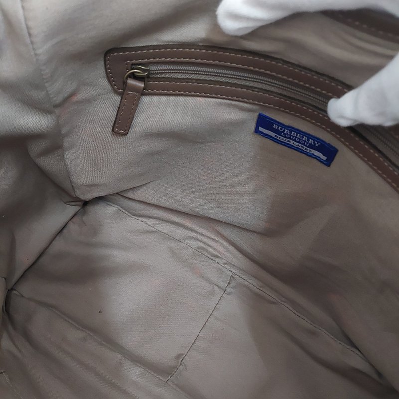 BURBERRY 博柏利 藍標 雙提把/手提/單肩背包~二手-53