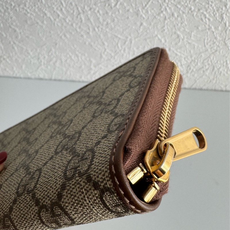 Gucci 咖pvc1955ㄇ拉長夾 好看😍😍-10