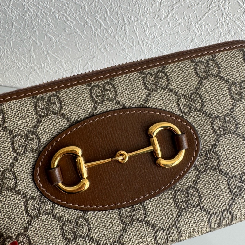 Gucci 咖pvc1955ㄇ拉長夾 好看😍😍-12