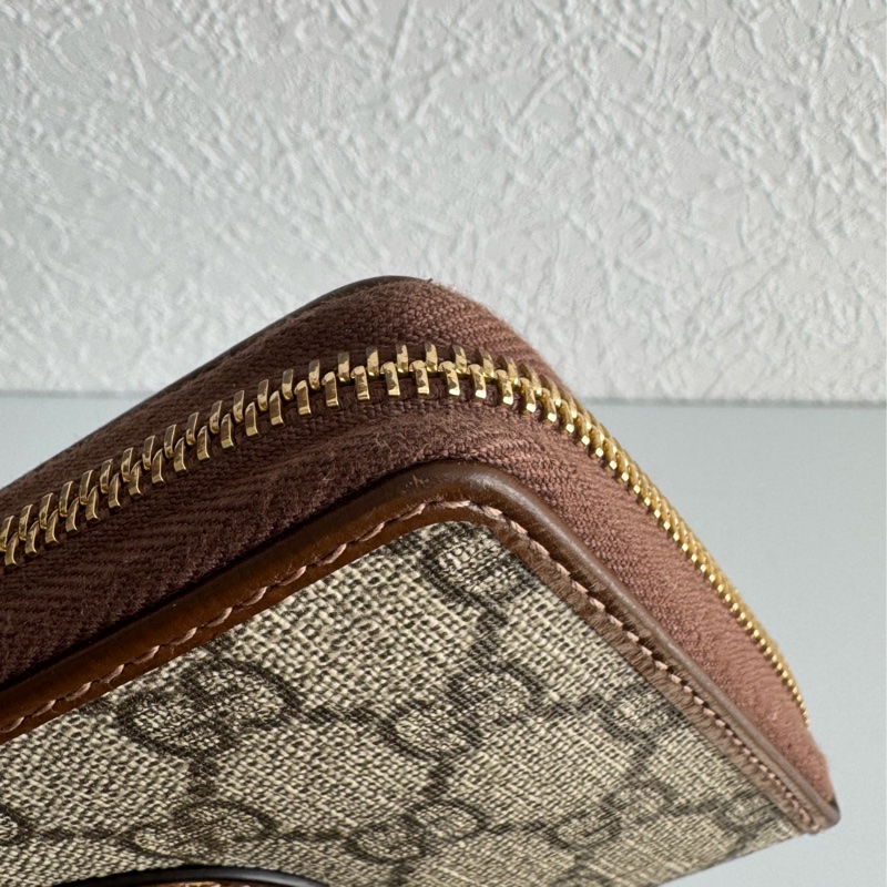 Gucci 咖pvc1955ㄇ拉長夾 好看😍😍-15