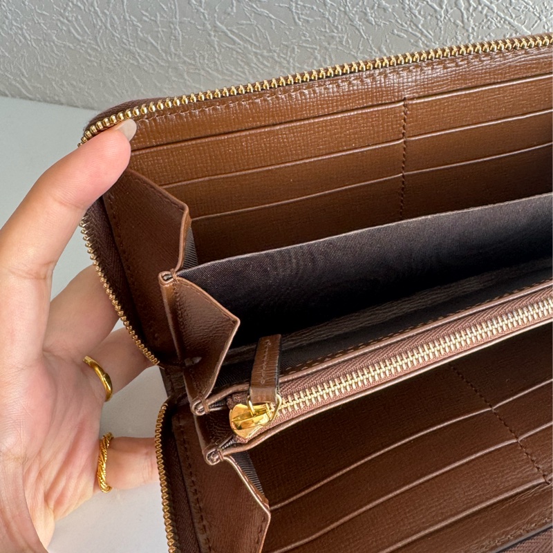 Gucci 咖pvc1955ㄇ拉長夾 好看😍😍-23