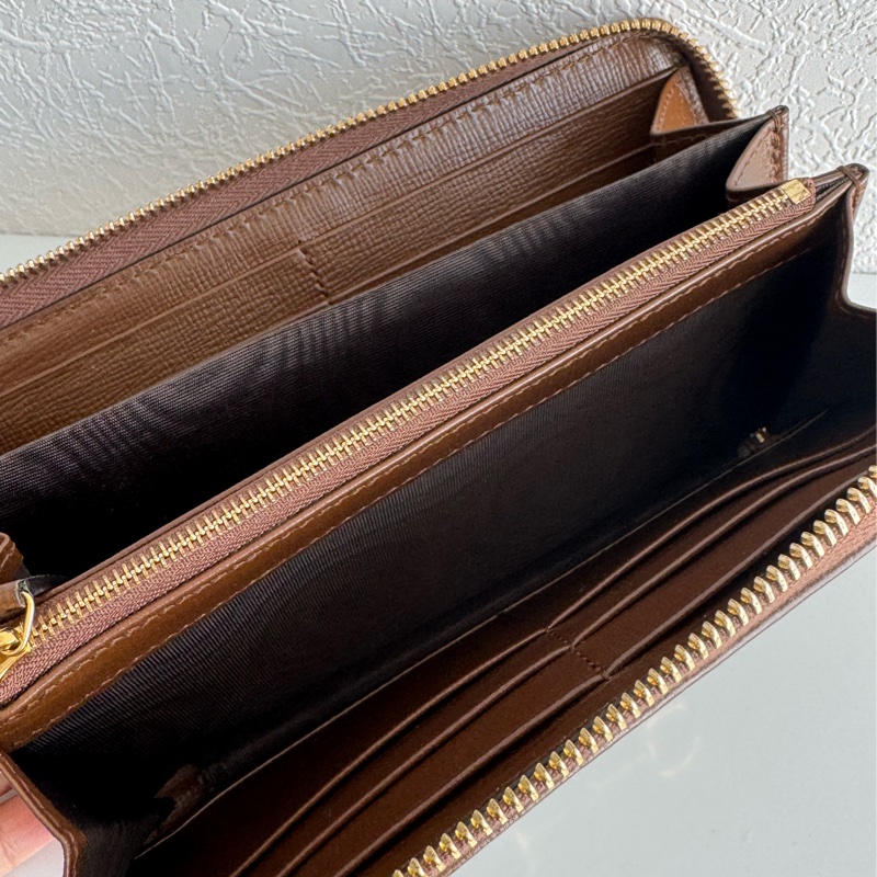 Gucci 咖pvc1955ㄇ拉長夾 好看😍😍-26