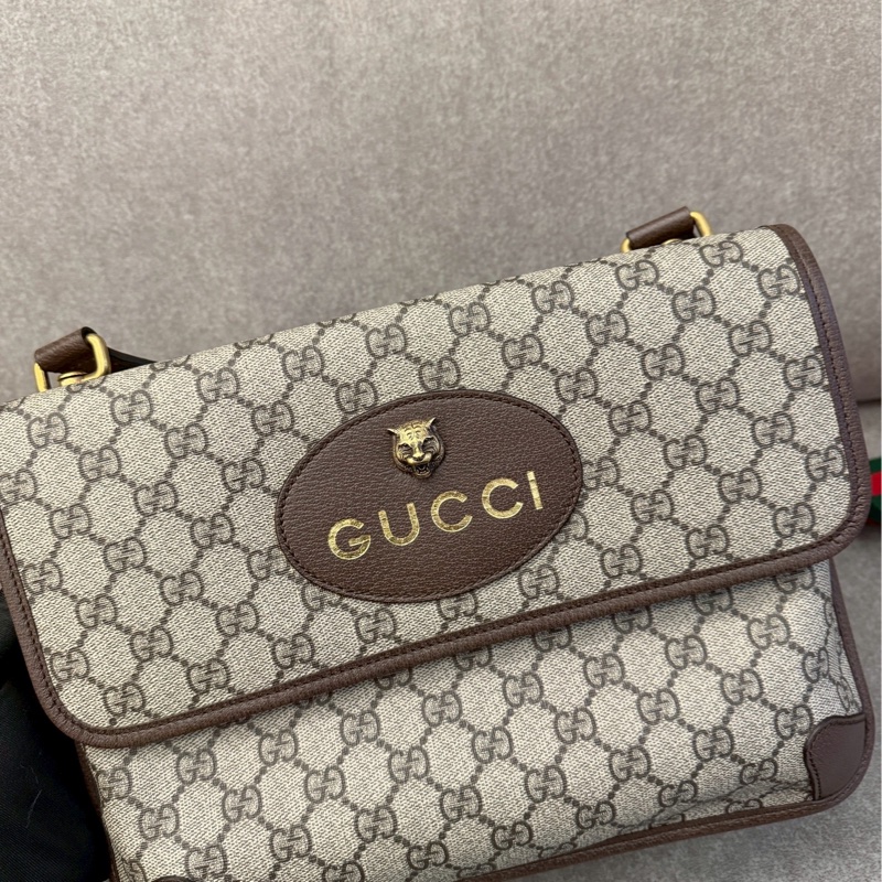 GUCCI雙層虎頭側背包-3