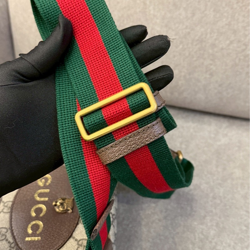 GUCCI雙層虎頭側背包-8