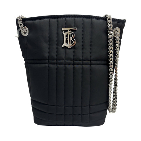 黑色 尼龍 Lola bucket bag 銀和 手提袋 【BURBERRY 巴寶莉】 80591451