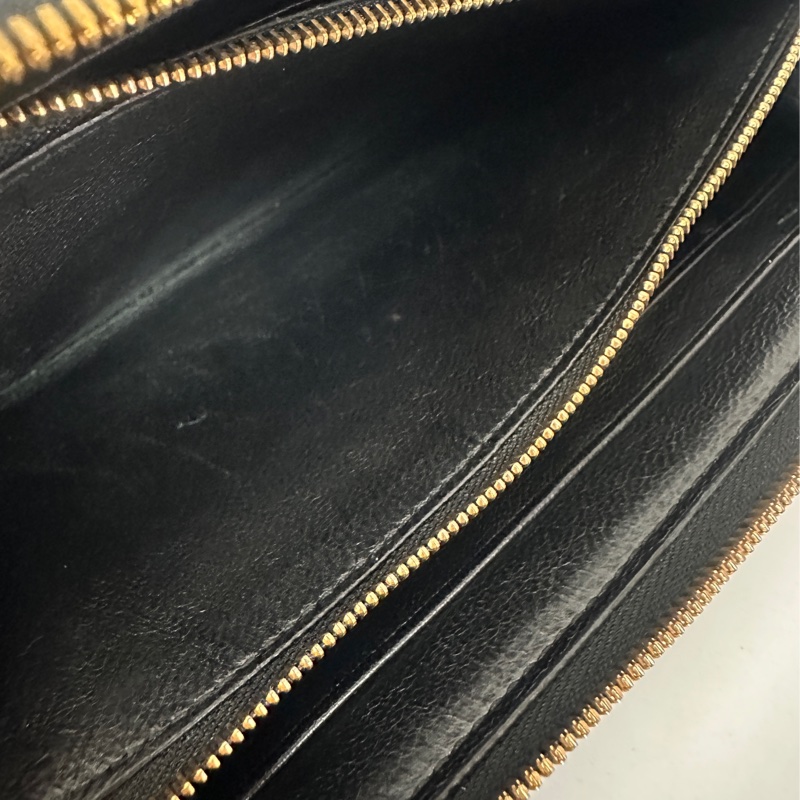 Balenciaga 黑牛皮12卡ㄇ拉長夾-10