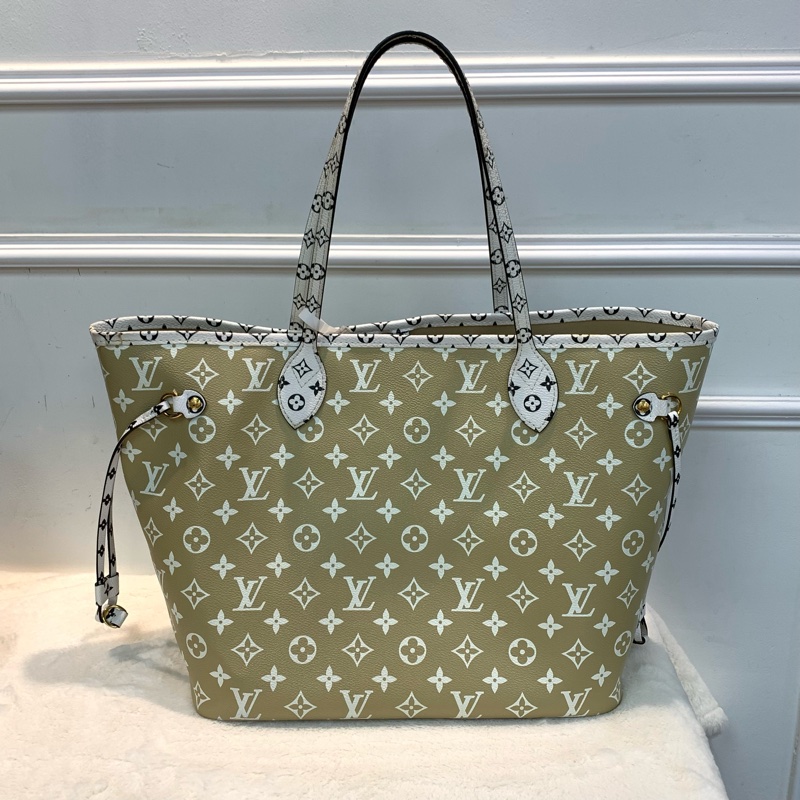 Lv neverfull mm雙拼色tote-1