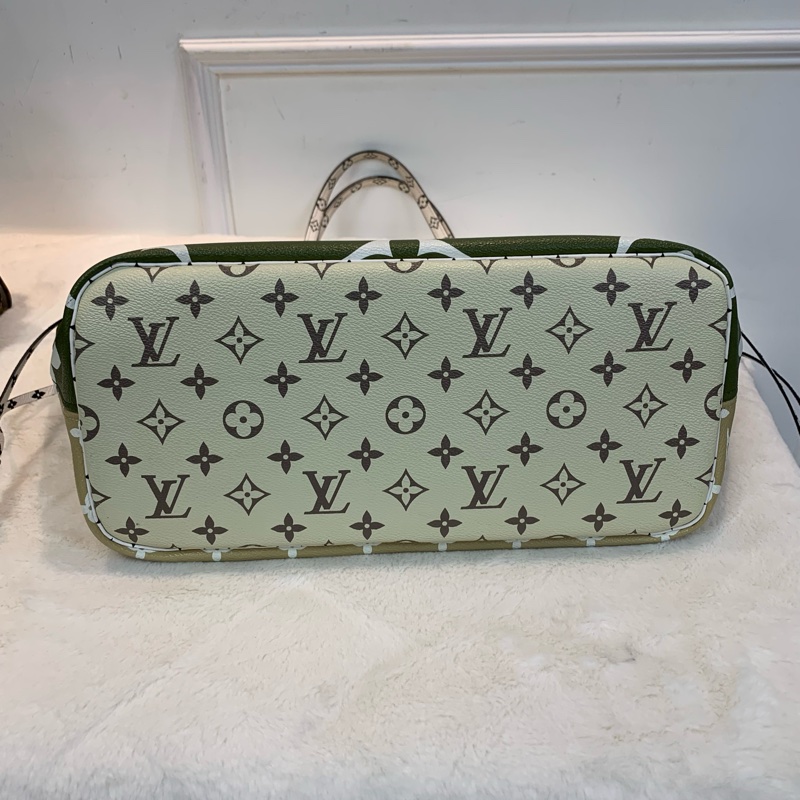 Lv neverfull mm雙拼色tote-9