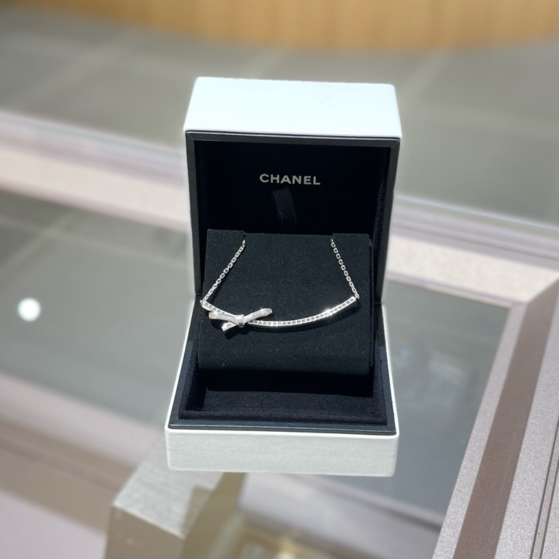 Chanel香奈儿Ruban蝴蝶结项链钻石项链-1