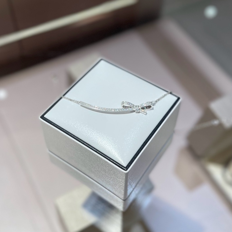 Chanel香奈儿Ruban蝴蝶结项链钻石项链-3