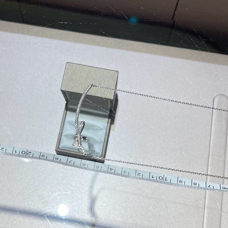 Chanel香奈儿Ruban蝴蝶结项链钻石项链-6