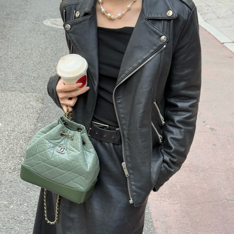 Chanel Gabrielle雙肩包 鼠尾草-3