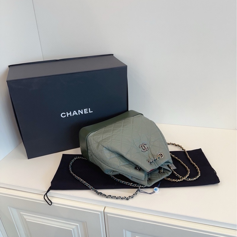Chanel Gabrielle雙肩包 鼠尾草-4
