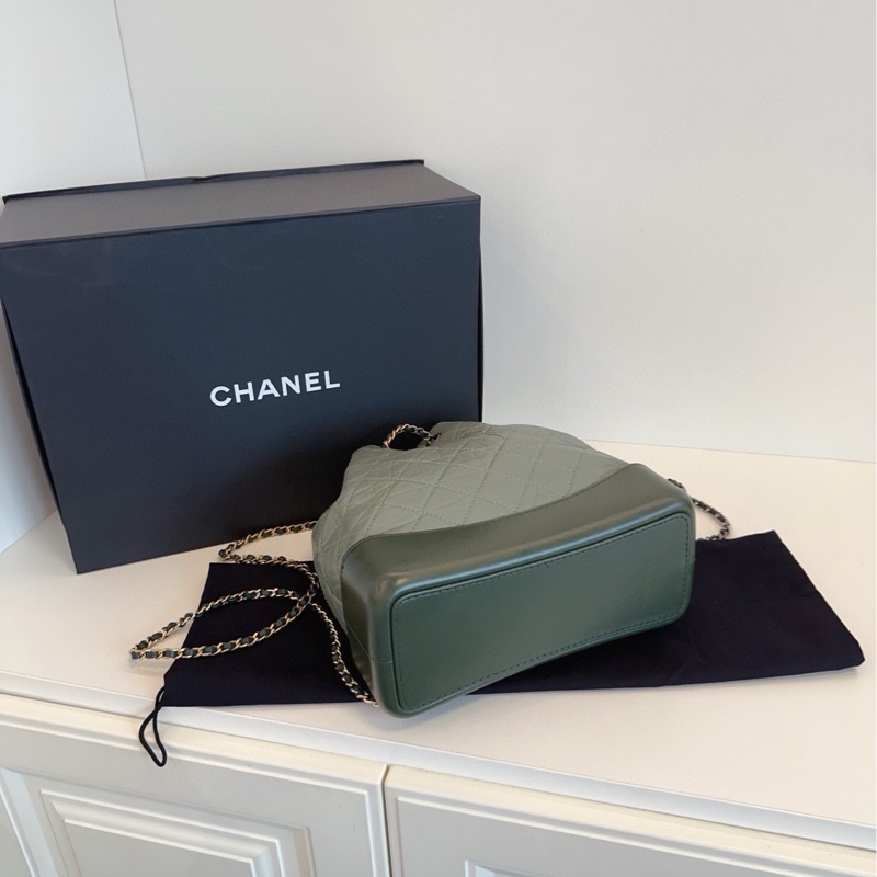 Chanel Gabrielle雙肩包 鼠尾草-5