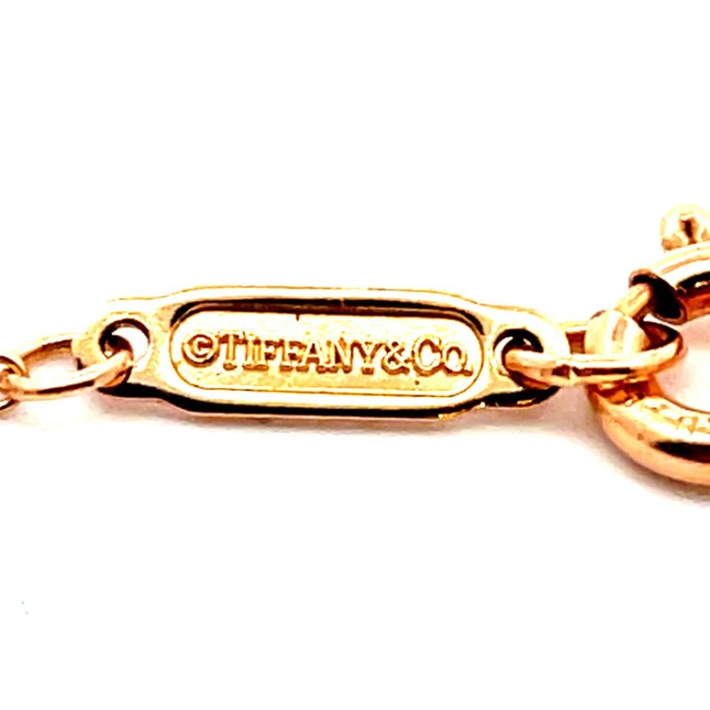 ＊奢華大道國際精品＊【TF100】TIFFANY 750 玫瑰金鑰匙項鍊-3