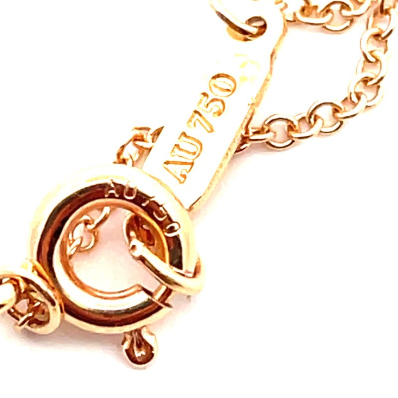 ＊奢華大道國際精品＊【TF100】TIFFANY 750 玫瑰金鑰匙項鍊-4