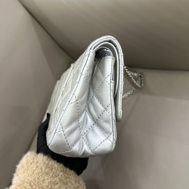 Chanel太空銀2.55小號子母包 24*14 98新配件塵袋-5