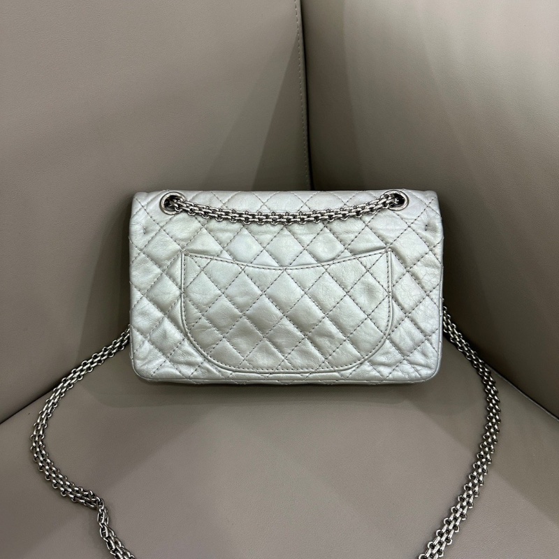 Chanel太空銀2.55小號子母包 24*14 98新配件塵袋-6