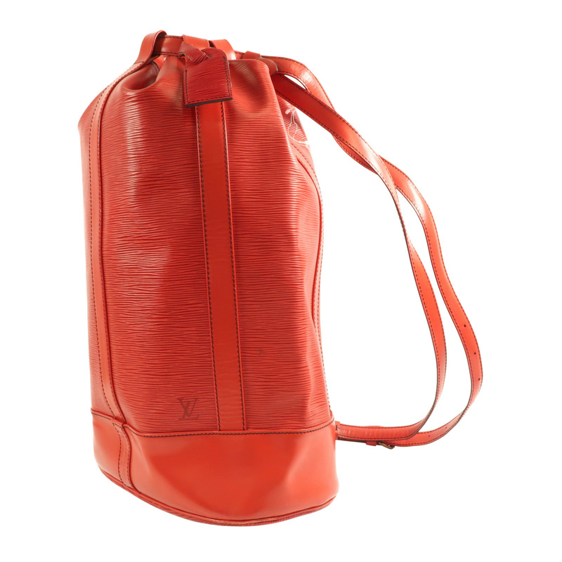 紅色 Epi 水波紋牛皮 Randonnee GM 肩背包【LOUIS VUITTON LV 路易威登】 M52357-1