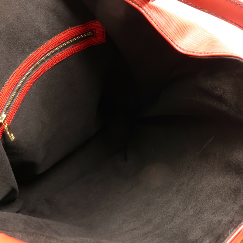 紅色 Epi 水波紋牛皮 Randonnee GM 肩背包【LOUIS VUITTON LV 路易威登】 M52357-5