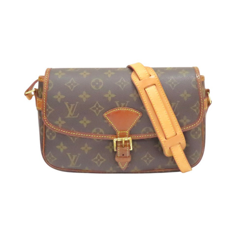 棕色 原花帆布 Sologne 肩背包【LOUIS VUITTON LV 路易威登】 M42250