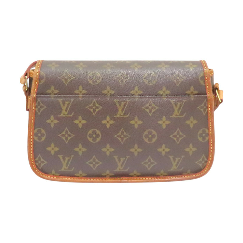 棕色 原花帆布 Sologne 肩背包【LOUIS VUITTON LV 路易威登】 M42250-1