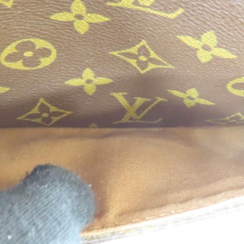 棕色 原花帆布 Sologne 肩背包【LOUIS VUITTON LV 路易威登】 M42250-7