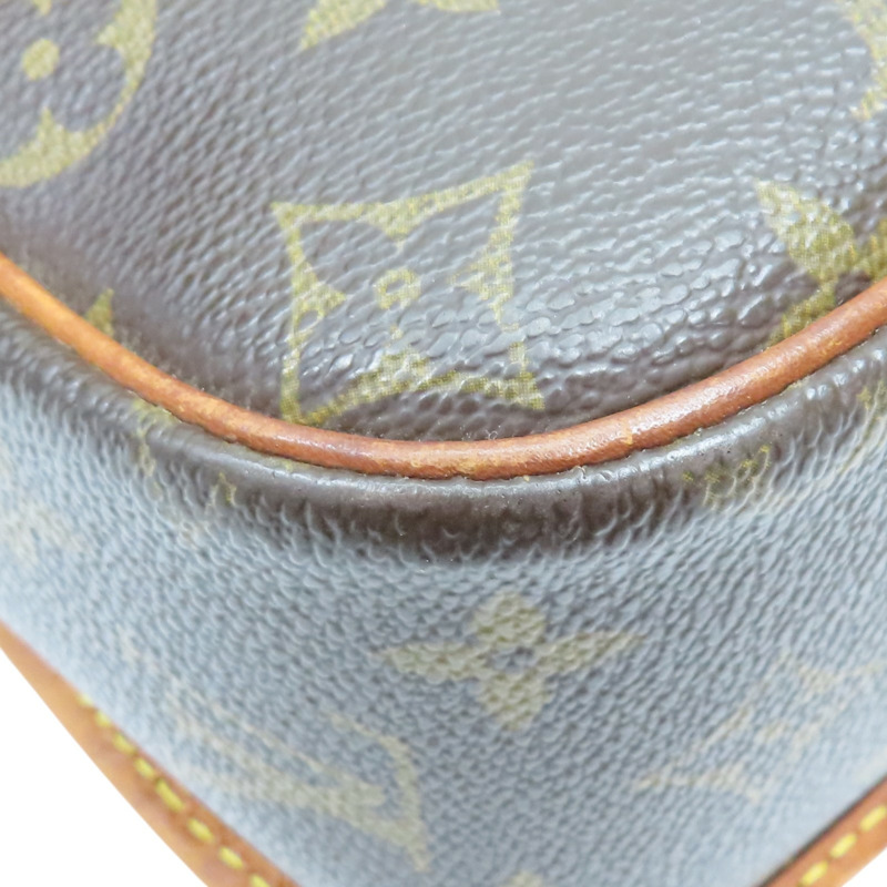 棕色 原花帆布 Sologne 肩背包【LOUIS VUITTON LV 路易威登】 M42250-11