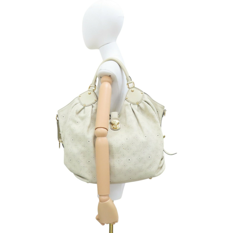 奶油色 原花牛皮 Mahina XL 手提包 M93059【LOUIS VUITTON LV 路易威登】 M93059-8