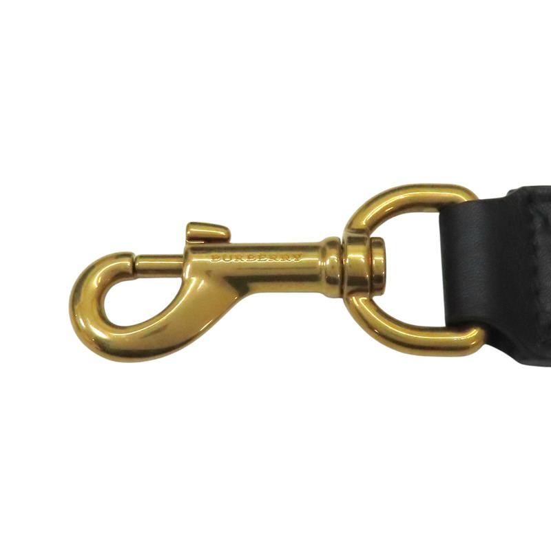 黑色帆布 Knitted Link 兩用包 8006497【BURBERRY 巴寶莉】 8006497-16