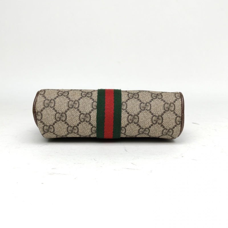 GUCCI 老花PVCOphidiaGG印花小號腰包-3