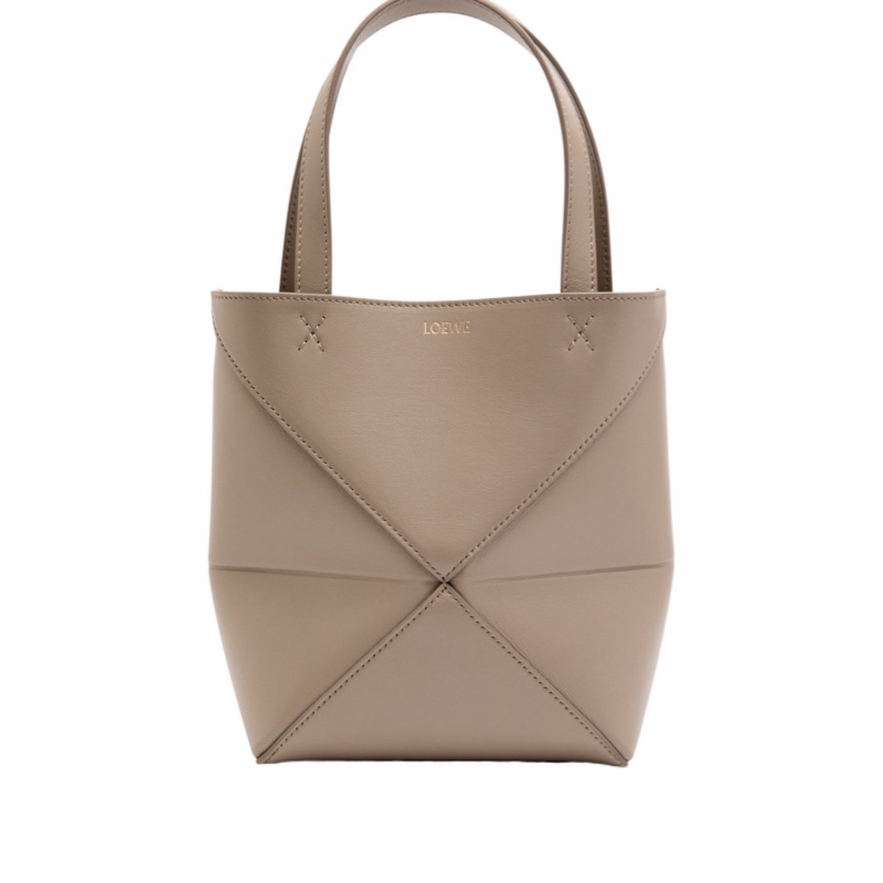 Loewe 女士 Puzzle Fold迷你皮革手提包均碼碼16.5cm*9cm*20cm-4