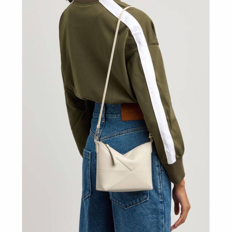Loewe 女士 Puzzle Fold 皮革單肩包均碼碼17.5cm*6.5cm*15cm-1