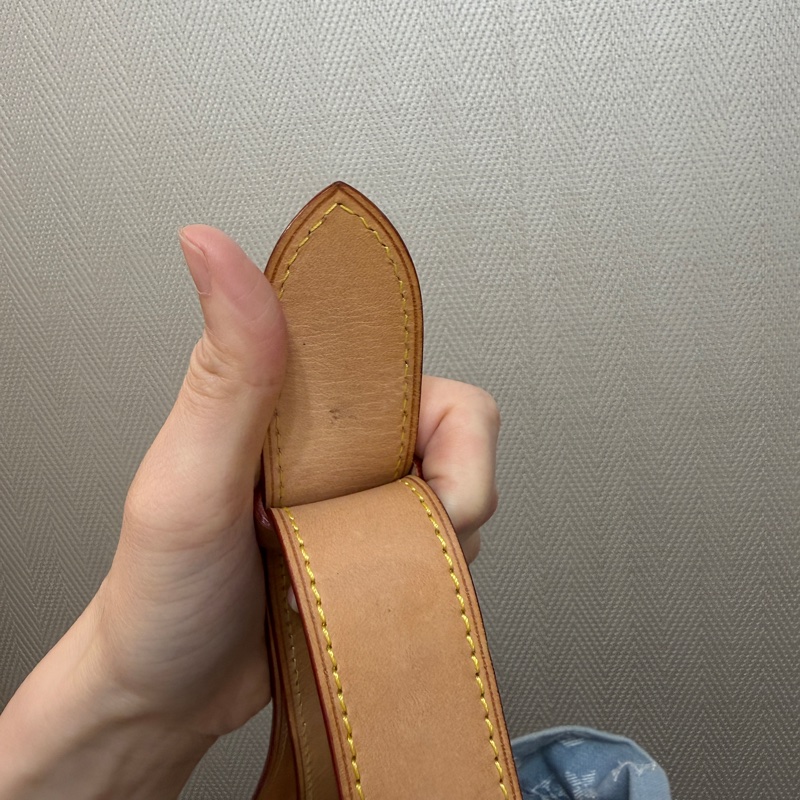 LV 藍丹寧布白Logo Daily GM手提肩背托特包M40492-22