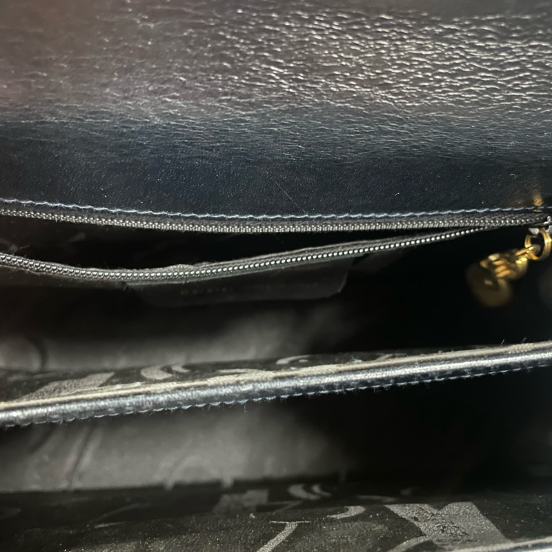 Ferragamo Museum Bag 黑金馬蹄扣手提/肩背包（愛馬仕平替）-15